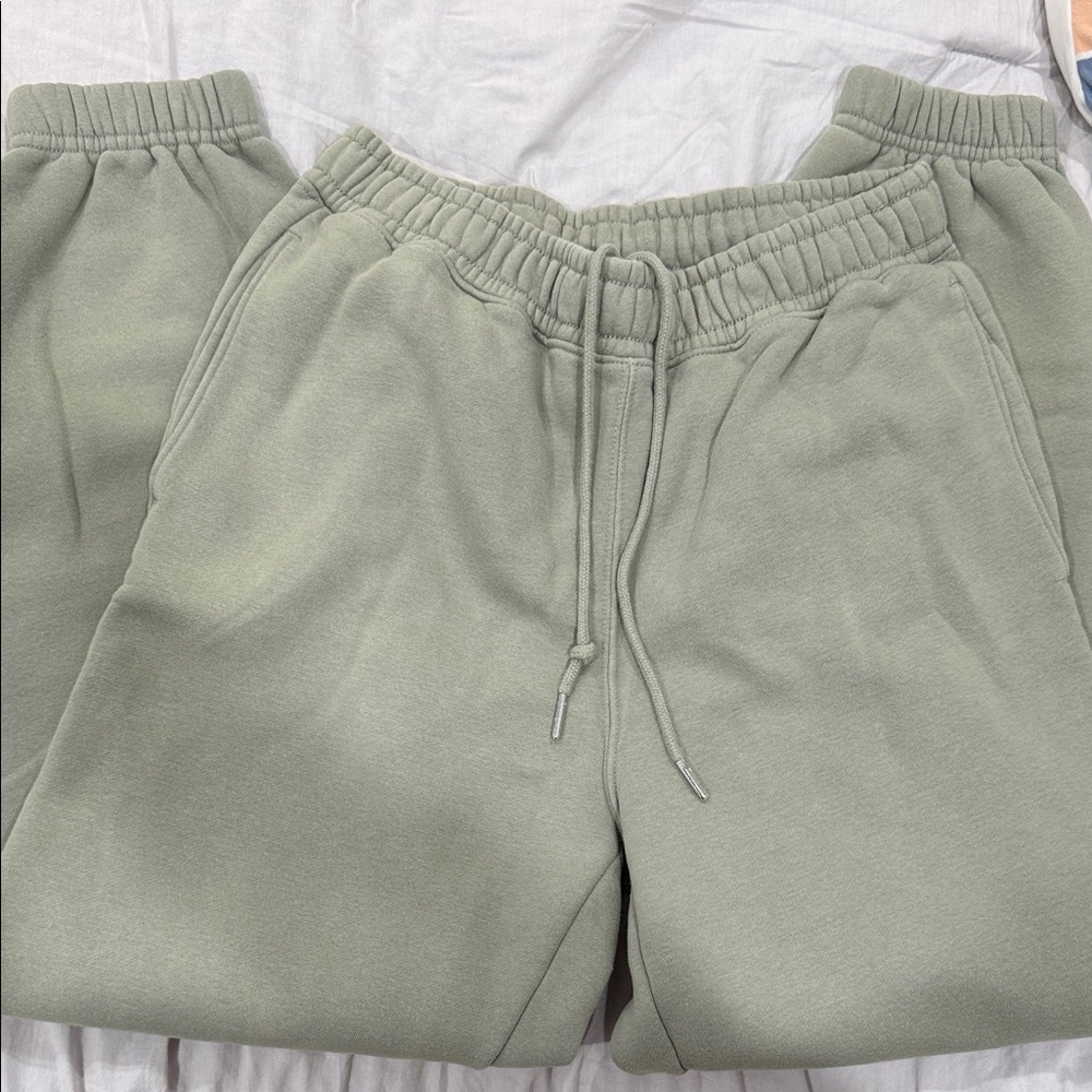 Abercrombie Sage Green Joggers